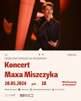 Tomaszów Mazowiecki Wydarzenie Koncert koncert Maxa Miszczyka